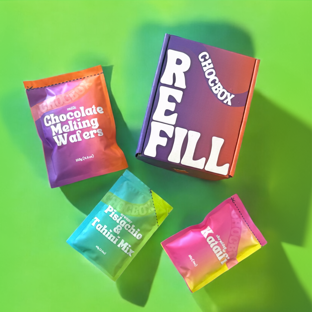 REFILL* Pistachio Knafeh Stuffed Chocolate Bar Kit without