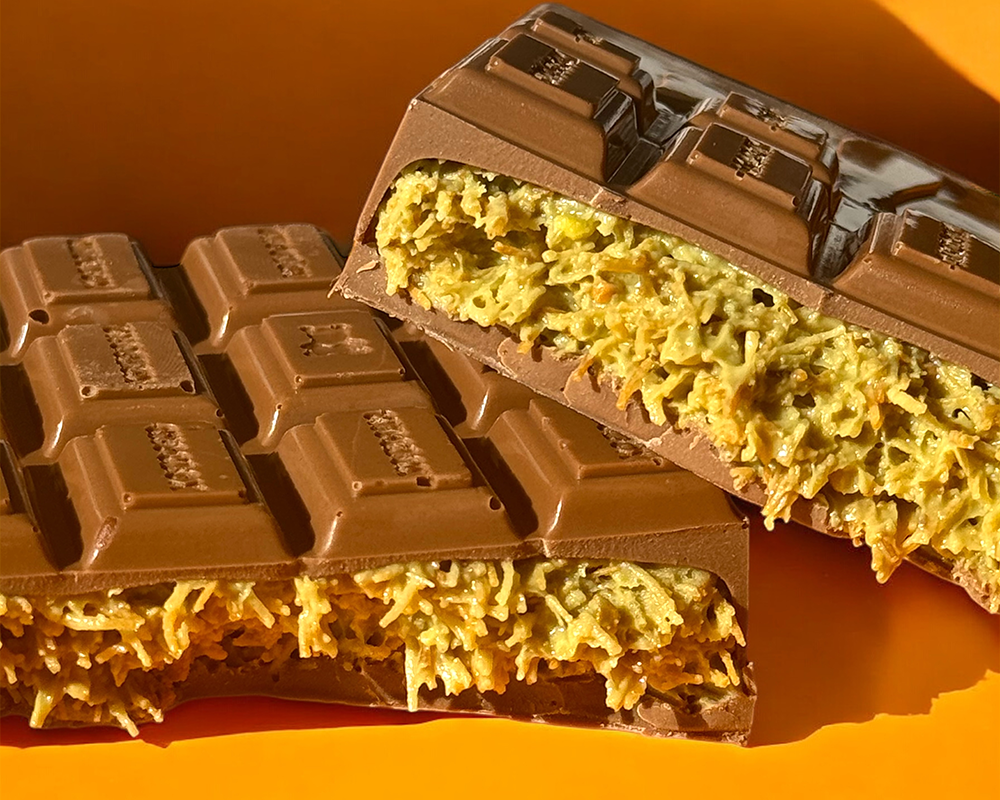 Chocbox pistachio knafeh Dubai chocolate bar kit with reusable mold