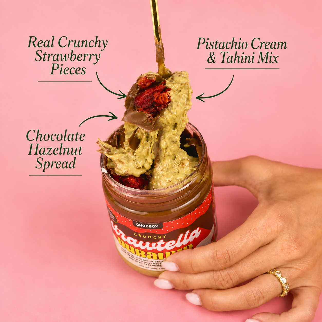 Strawtella Dubai Dip 12 oz
