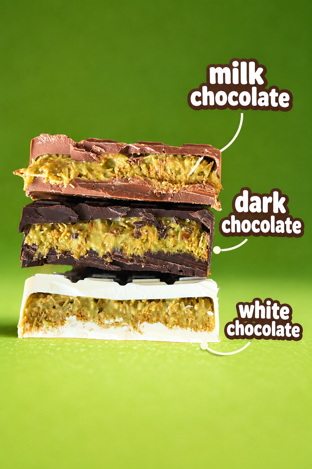 Chocbox Pistachio Knafeh Stuffed Chocolate Kit + 20oz Dubai Dip Pistachio Cream Filling