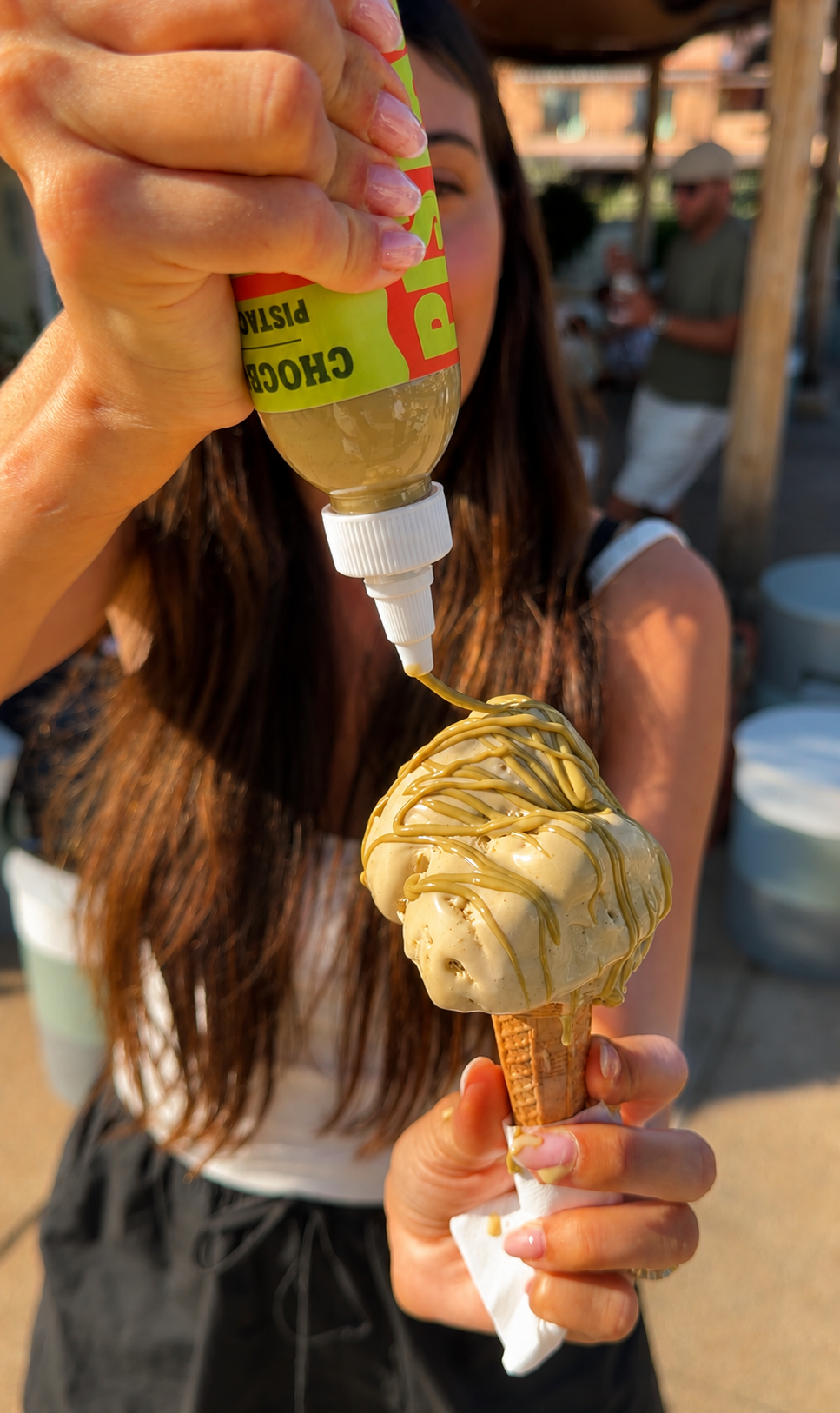 Chocbox Drizzles - Pistachio Drizzle Nut Butter Topping (8oz or 17oz)