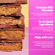 Chocbox Dubai Milk Chocolate Bar & Strawberry Crunch Bars