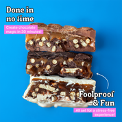 Twisted Caramel Stuffed Chocolate Bar Kit with Reusable Mold