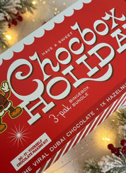 [PREORDER] Chocbox Holiday Binge Box (3-Pack Kit) – Viral Dubai, Minty Mrs. Clause & NEW Hazelnut S’mores! 🎄🍫