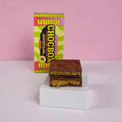 Chocbox Dubai milk chocolate bar and Strawberry Crunch bar, view 3