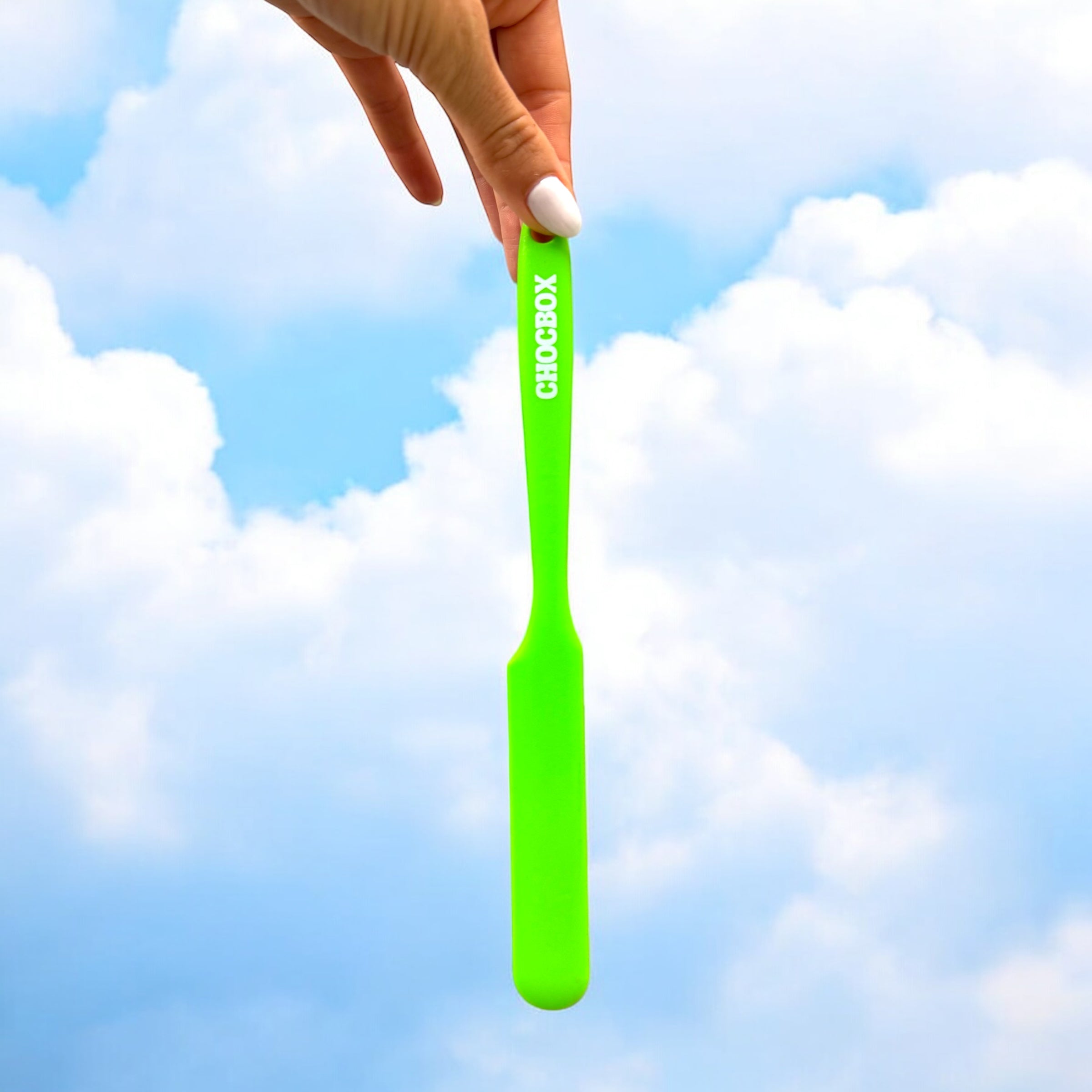 Chocbox Wand reusable silicone chocolate spatula, view 2