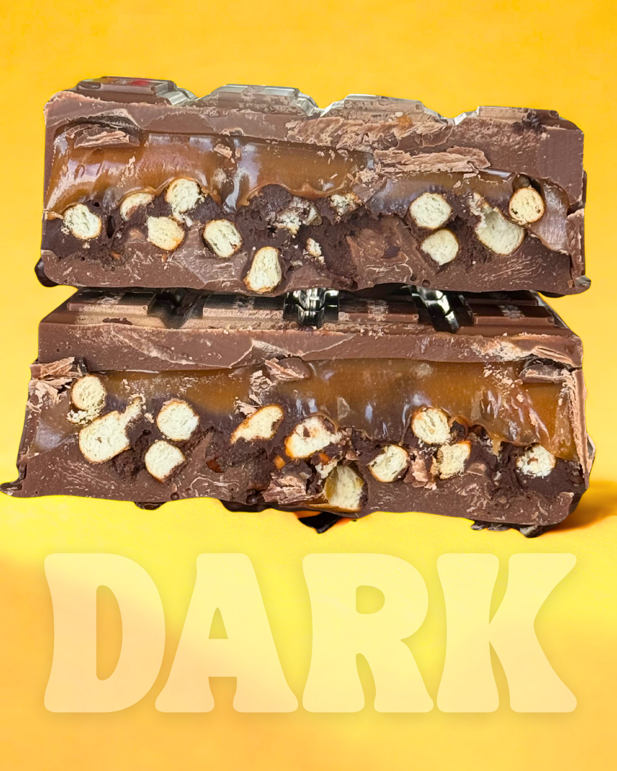 🎁 *REFILL* Twisted Caramel Stuffed Chocolate Bar without Reusable Mold (100% off)