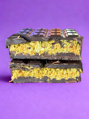 Pistachio knafeh Dubai chocolate bar kit with reusable mold by Chocbox, view 10