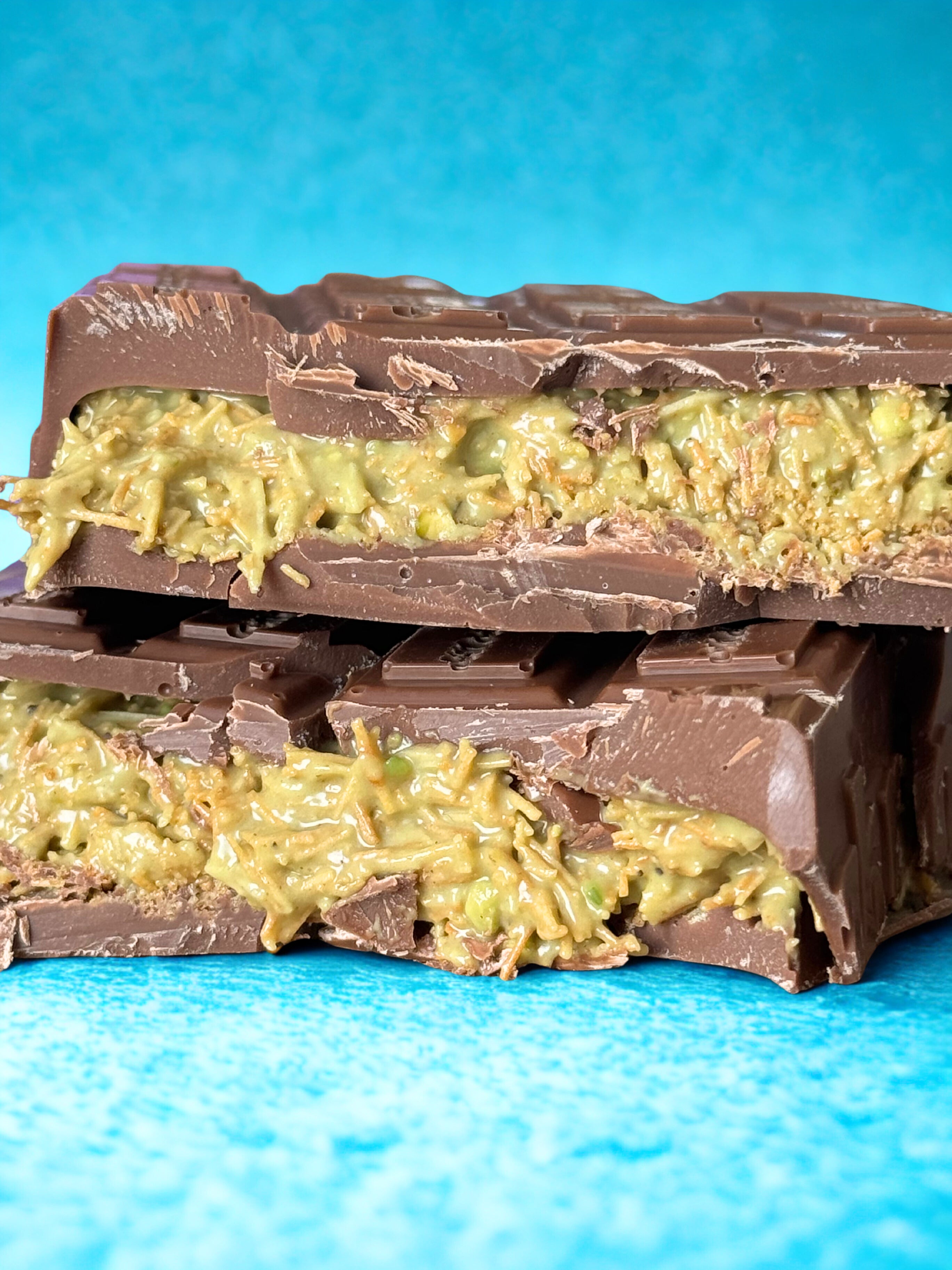 Pistachio knafeh Dubai chocolate bar refill kit by Chocbox, view 6