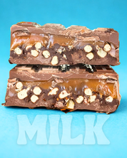 🎁 *REFILL* Twisted Caramel Stuffed Chocolate Bar without Reusable Mold (100% off)