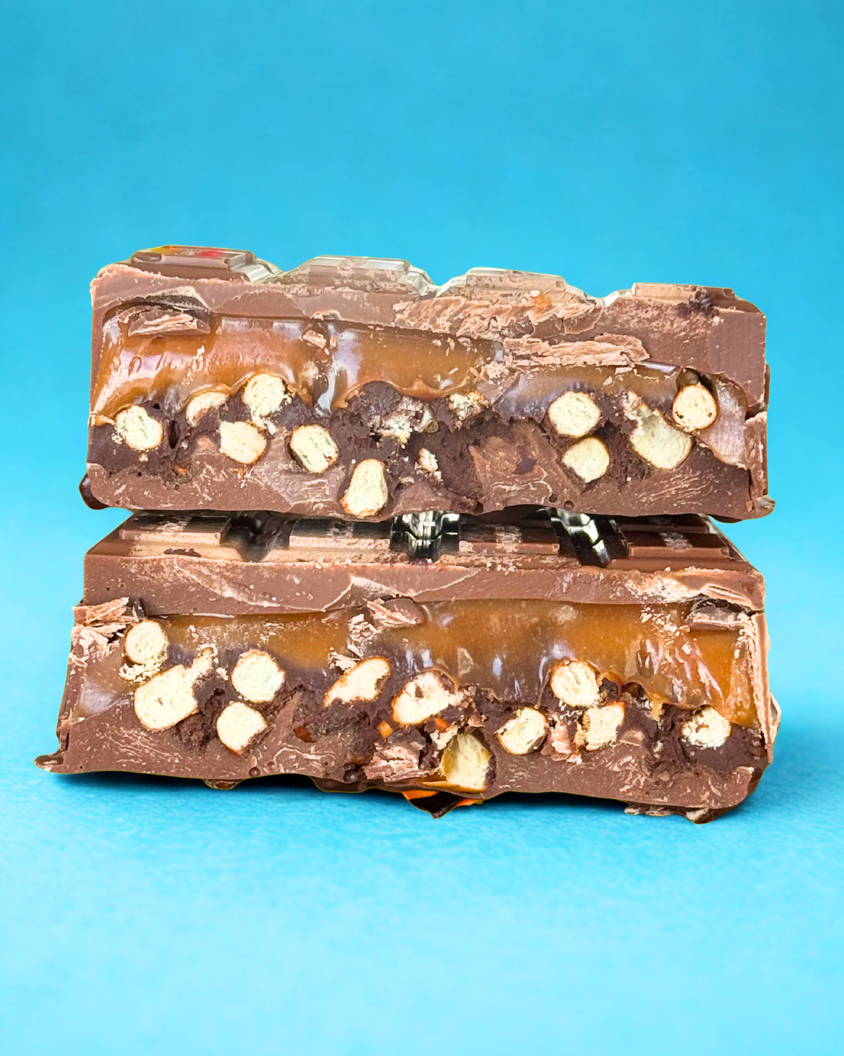 Twisted Caramel stuffed chocolate bar refill kit by Chocbox, view 2