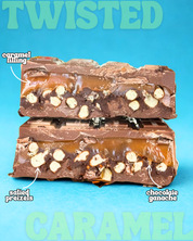 Twisted Caramel stuffed chocolate bar kit by Chocbox, view 7